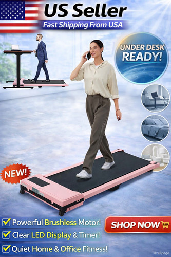 Walking pad with quiet hp - with,