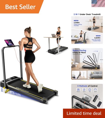 Compact walking pad with - pad,